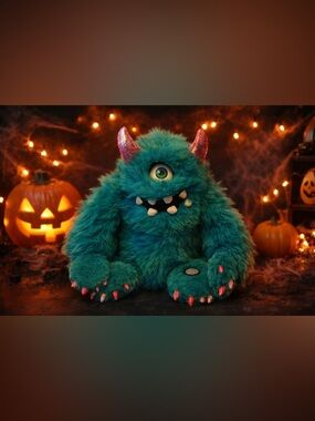 Dan Dee Animated Cyclops Plush Sings Monster Mash Moving Eye Halloween Toy